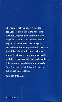 Wieviel Globalisierung verträgt der Mensch?, 1