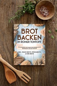 Brot backen im Römer Tontopf, 3