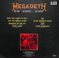 So Far, So Good... So What! [Vinyl], 2