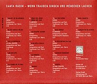 Canta Rasim [CD], 1