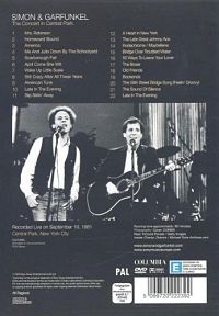 Simon & Garfunkel - The Concert in Central Park [DVD], 1