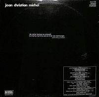 Jean Christian Michel [Vinyl], 1