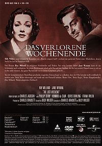 Das verlorene Wochenende [DVD], 1
