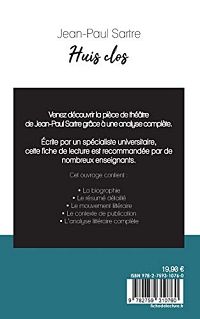 Huis clos de Jean-Paul Sartre, 1