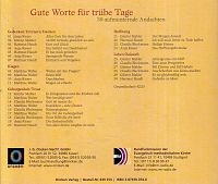 Gute Worte für trübe Tage - 30 aufmunternde Andachten, 1