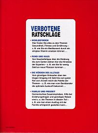 Verbotene Ratschläge, 1
