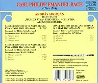 Flute Concertos / Flötenkonzerte - Wq 166/ Wq 167 / Wq 169 [CD], 1