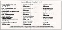 Country & Western Festival Vol. 3 [CD], 1