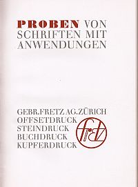 Proben von Schriften, 1