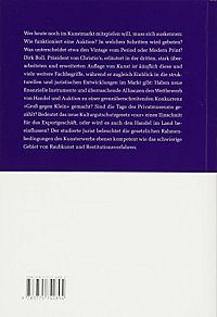 Kunst ist käuflich, 1