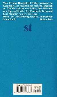 Erzählungen des Anatol Ludwig Stiller, 1