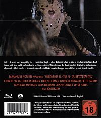 Freitag der 13. - Teil 4 - Das letzte Kapitel [Blu-ray], 1