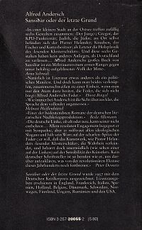 Sansibar oder der letzte Grund, 1