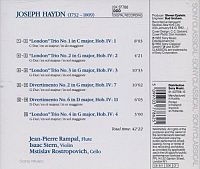 London Trio - Divertimenti in G Major and D Major [CD], 1