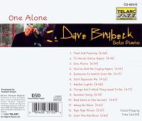 One Alone [CD], 1