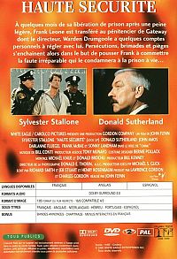 Haute sécurité [DVD], 1