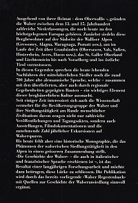 Geschichte der Walser, 1