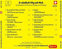 Dr Schnällscht Wäg Nach Worb [CD], 1