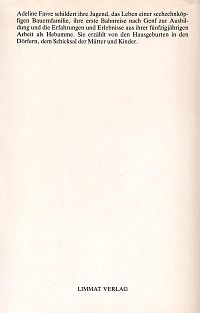 Ich, Adeline, Hebamme aus dem Val d'Anniviers, 1