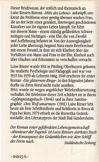 Abenteuer der Tugend, 1