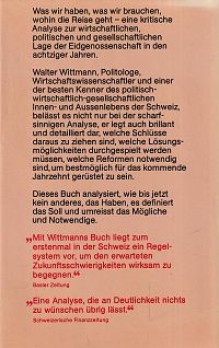 Wohin treibt die Schweiz, 1