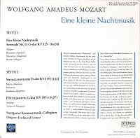 Mozart - Eine kleine Nachtmusik [Vinyl], 1