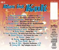 Das ist Kult - Die deutschen Schlager - Vol. 2 [CD], 1
