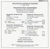 4 Hornkonzerte [CD], 1