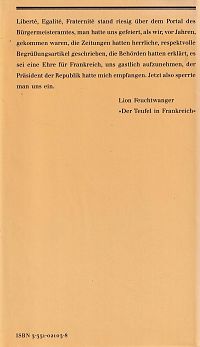 Der Teufel in Frankreich, 1