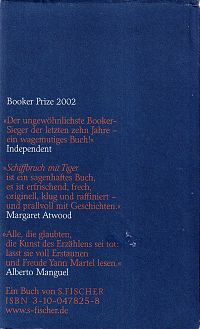 Schiffbruch mit Tiger, 1