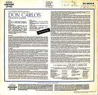 Arien Und Szenen Aus Don Carlos [Vinyl], 1
