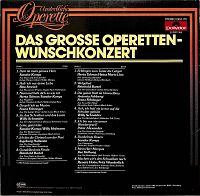 Das grosse Operettenwunschkonzert [Vinyl], 1