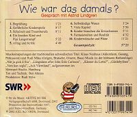 Wie war das damals? , 1