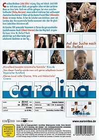 Carolina - Auf der Suche nach Mr. Perfect [DVD], 1