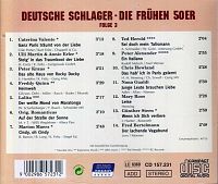 Deutsche Schlager - Die frühen 50er [CD], 1