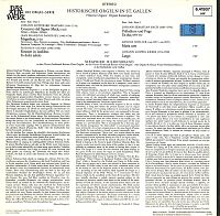Historische Orgeln in St. Gallen [Vinyl], 1