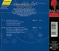 Kantaten Vol. 24 - BWV 75 / 76 [CD], 1
