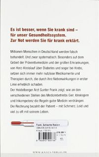 Schlechte Medizin: Ein Wutbuch, 1