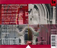 Inauguralkonzert der Orgel der Lausanner Kathedrale [CD], 1