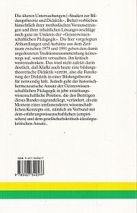 Neue Studien zur Bildungstheorie und Didaktik, 1