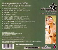 Street Parade 2004 - Underground [CD], 1