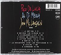 Lucia/di Meola/Mclaughlin [CD], 1