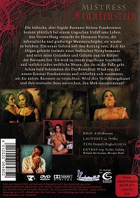 Mistress Frankenstein [DVD], 1