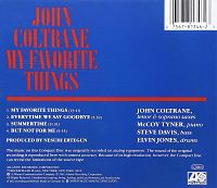 My Favorite Things [CD], 1