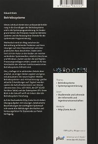 Betriebssysteme - Grundlagen, Konzepte, Systemprogrammierung, 1