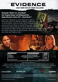 Evidence - Auf der Spur des Killers [DVD], 2