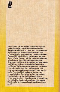 Die Strasse der Ölsardinen, 1