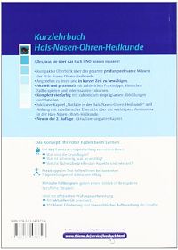 Kurzlehrbuch Hals-Nasen-Ohren-Heilkunde, 1