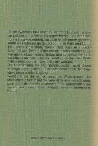 Das Tierbuch des Konrad von Megenberg, 1