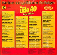 Udo 40 - Seine 40 grössten Erfolge [Vinyl], 1